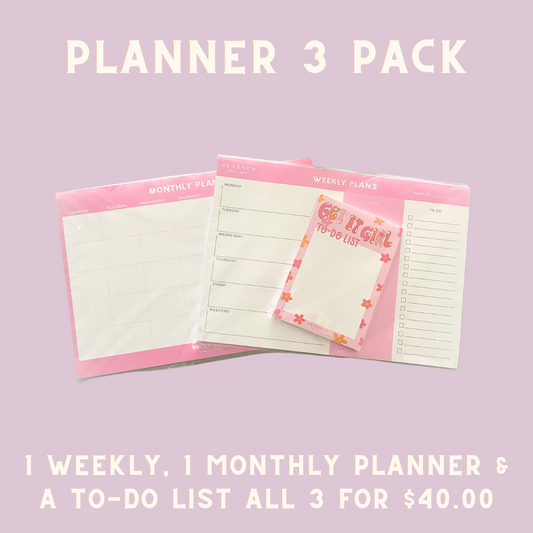 Planner 3 Pack