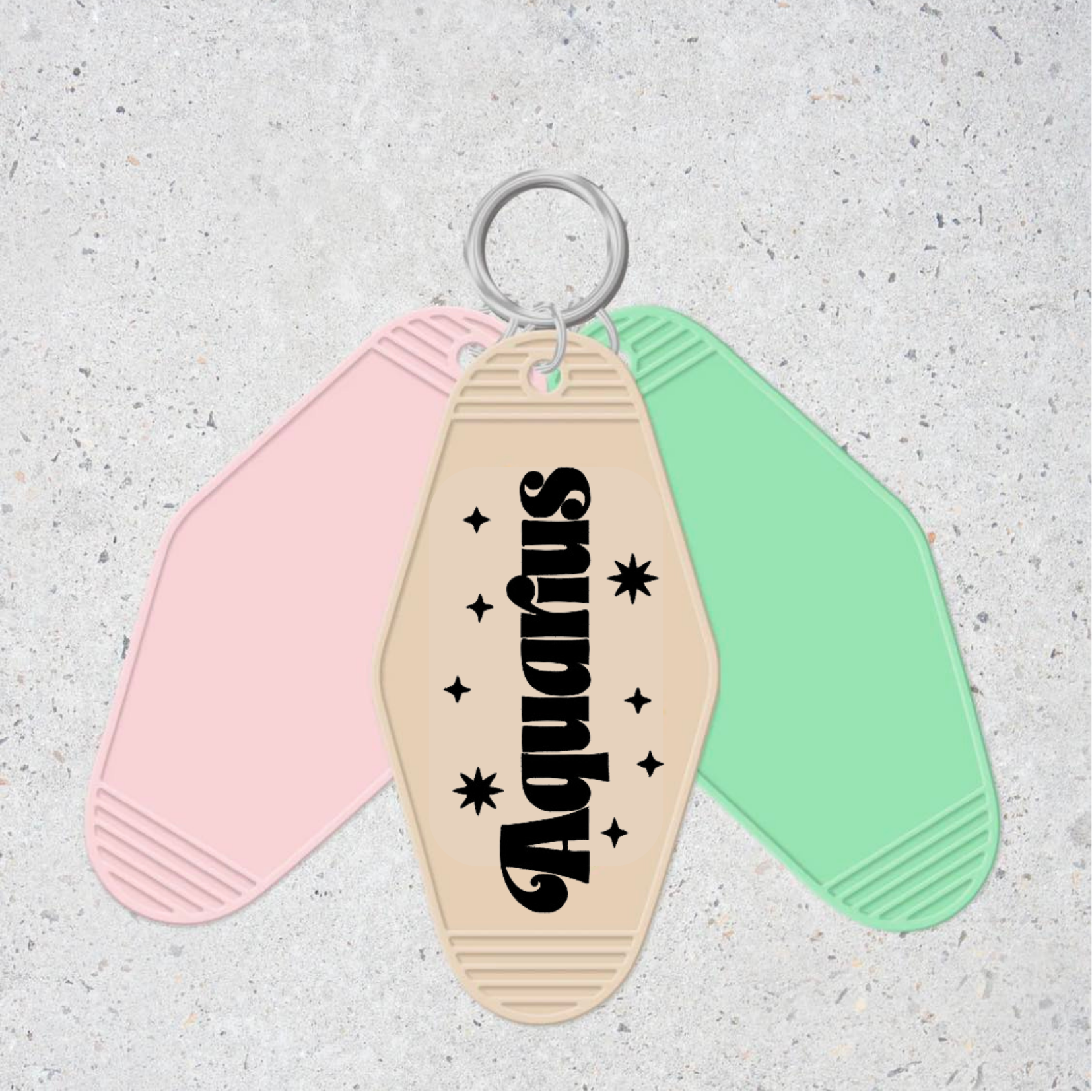 Aquarius- Motel Keychain
