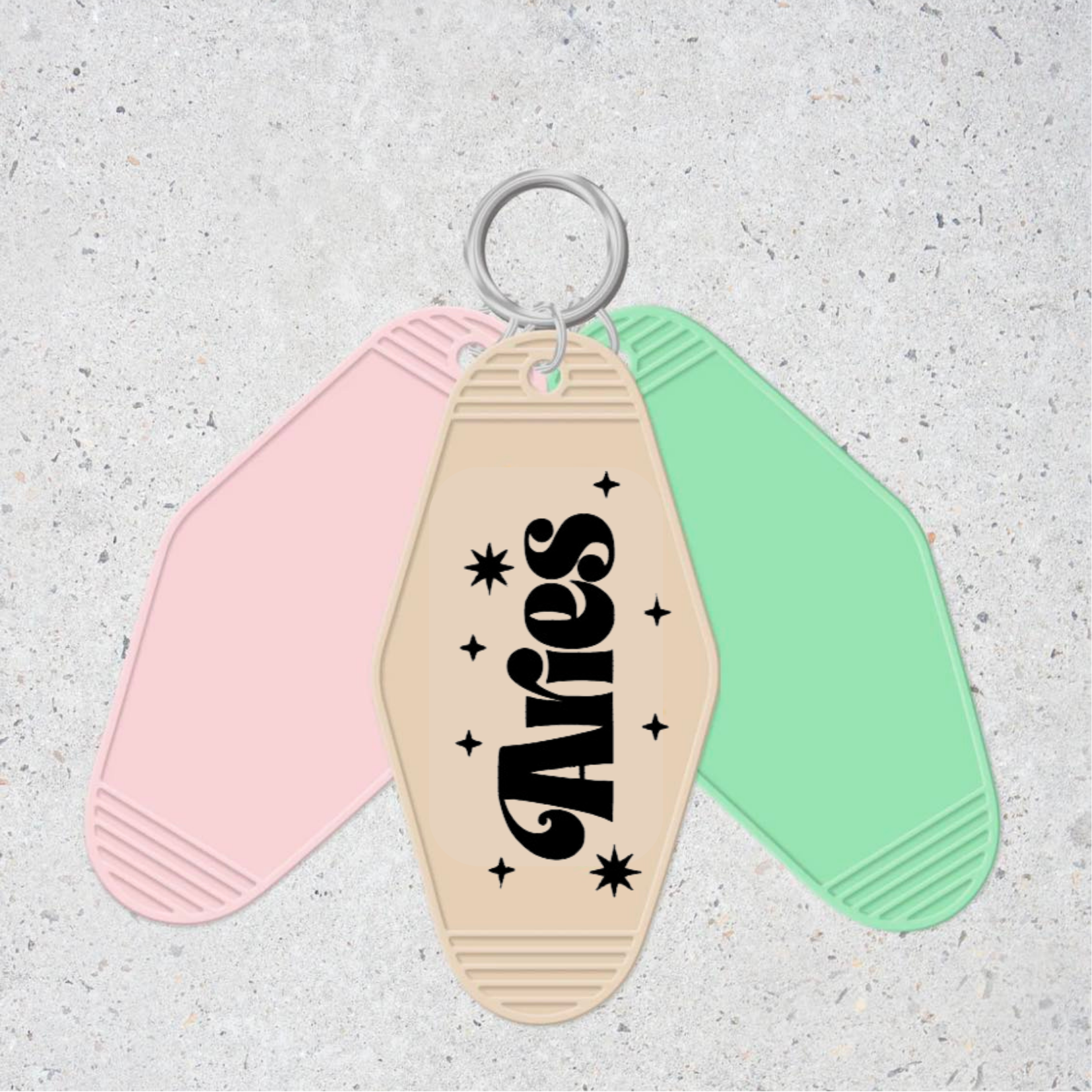 Aries- Motel Keychain
