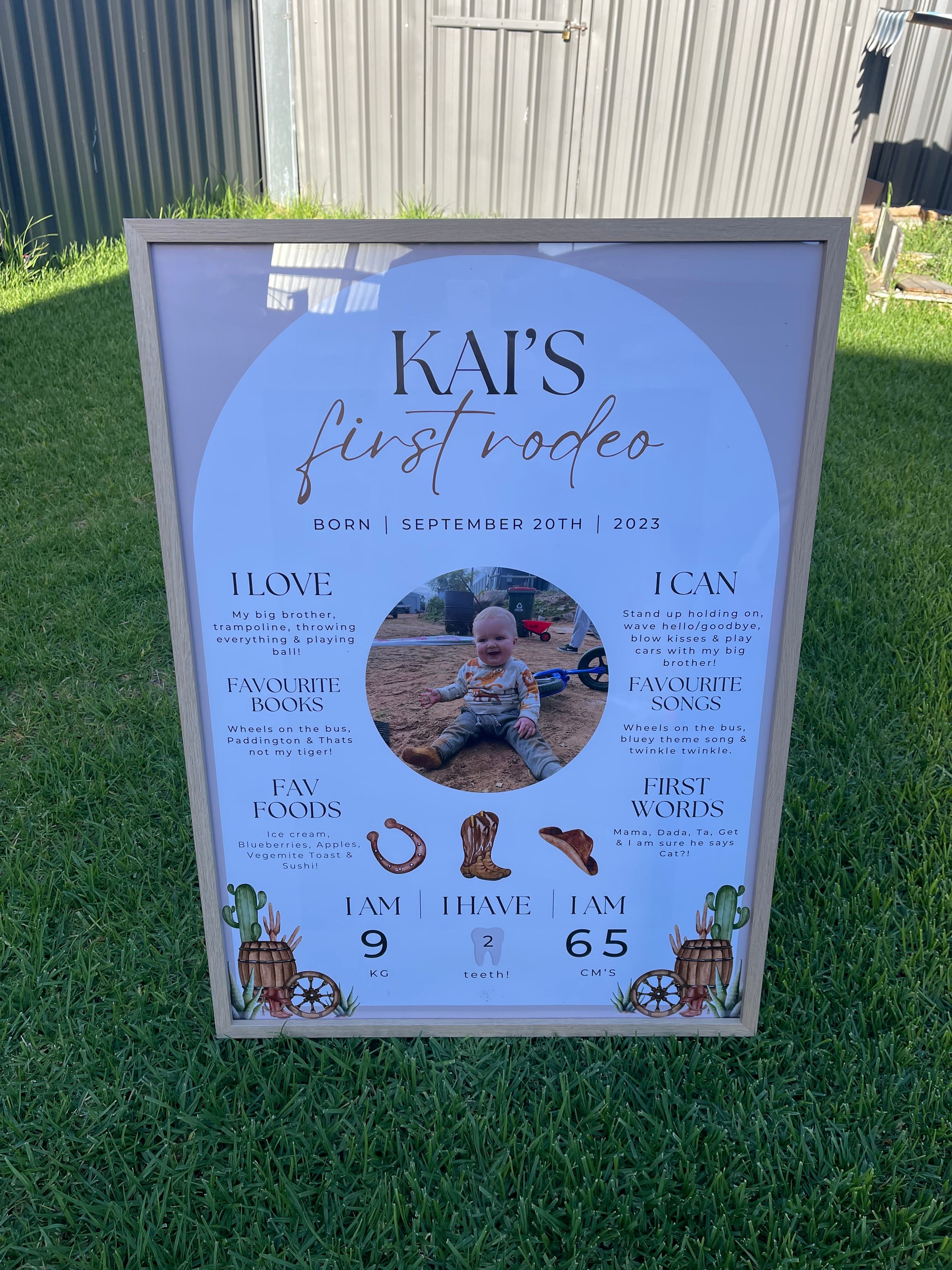 Custom Birthday Board