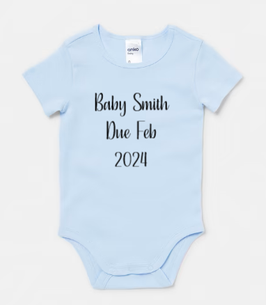 Baby Due Date Romper