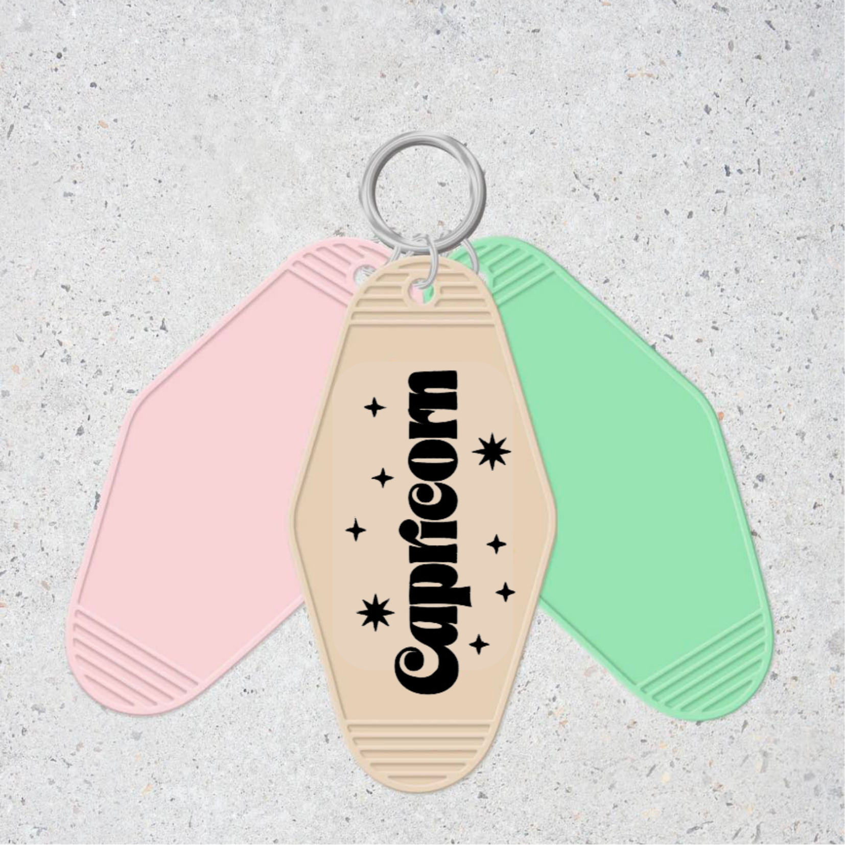 Capricorn- Motel Keychain
