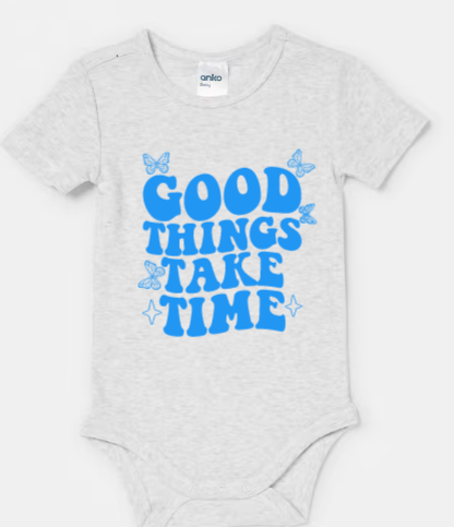 Good Things Take Time Romper