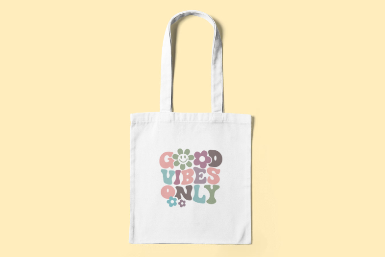 Good Vibes Only Tote Bag