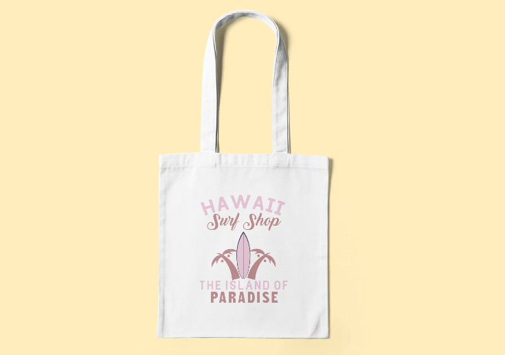 Hawaii Surf Shop Tote Bag