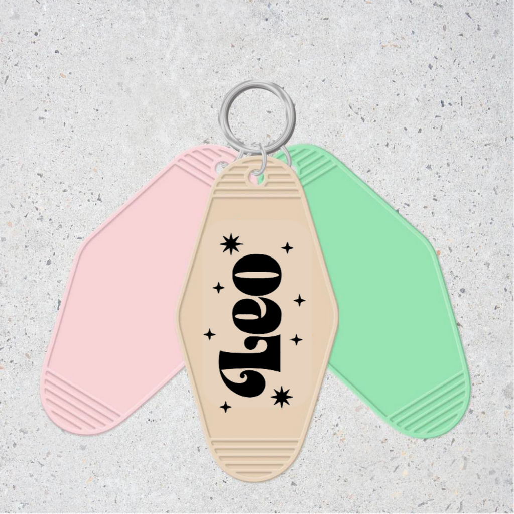 Leo- Motel Keychain