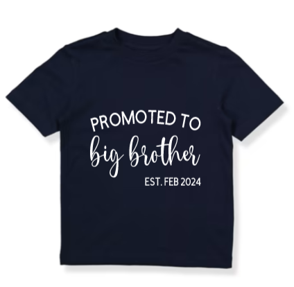 Promoted to Big Sister/Brother Tee
