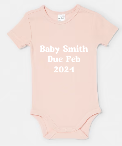 Baby Due Date Romper