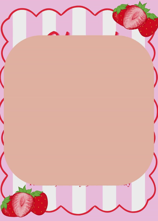 Berry First Birthday Invite