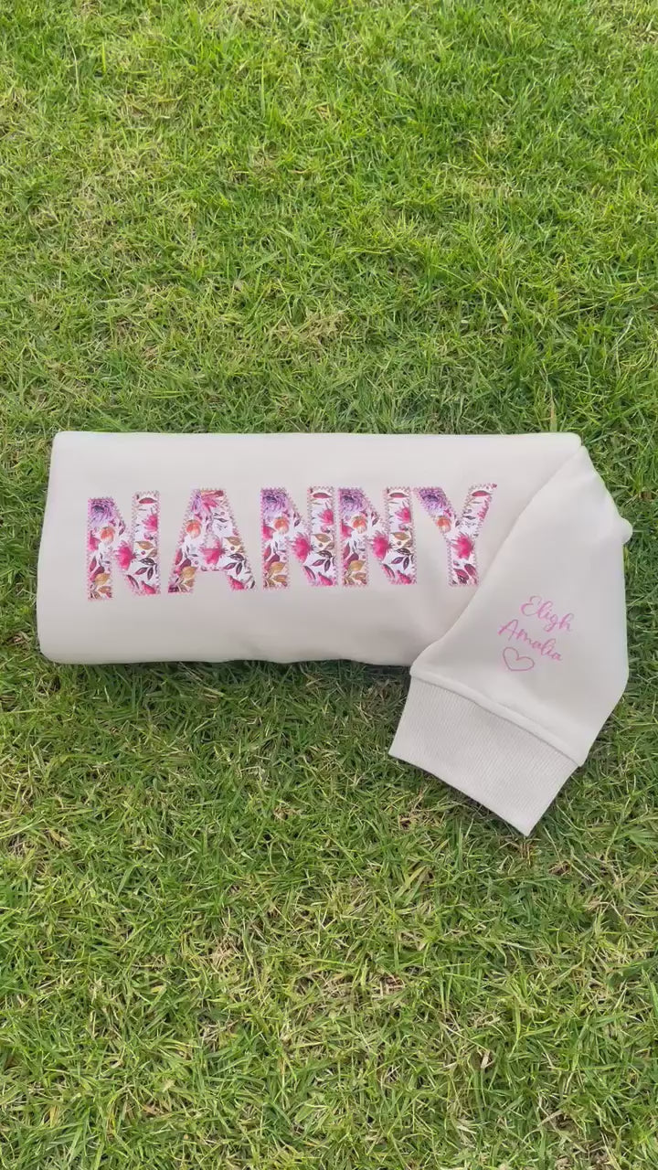 Nanny Hoodie- Personalised