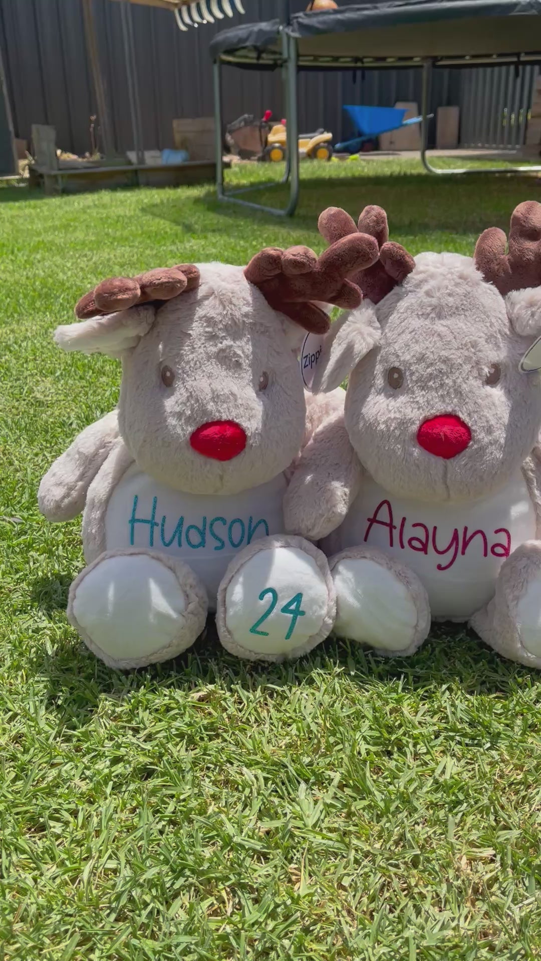 Personalised Plush Reindeer