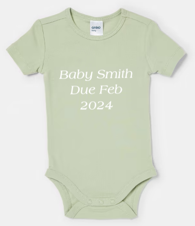 Baby Due Date Romper