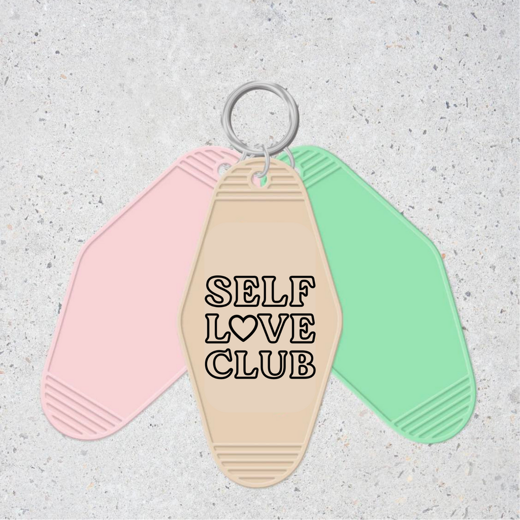 Self Love Club- Motel Keychain