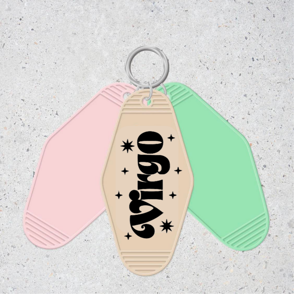Virgo- Motel Keychain
