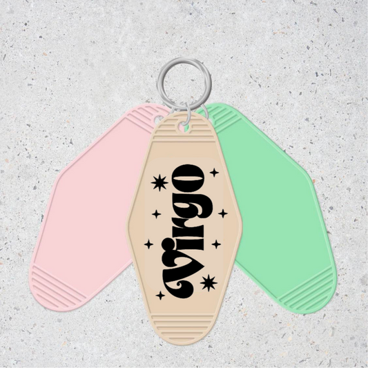 Virgo- Motel Keychain