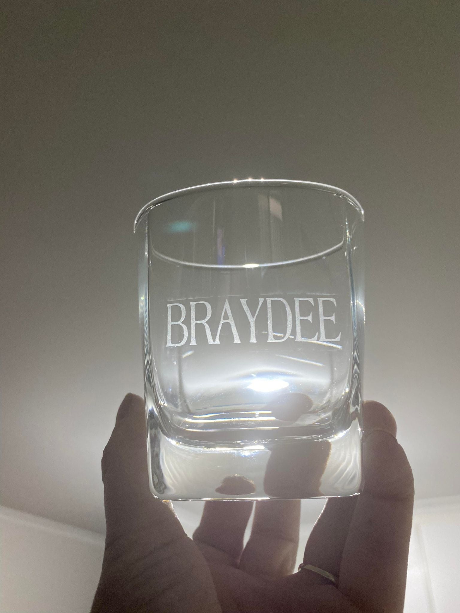 Personalised Whiskey Glass