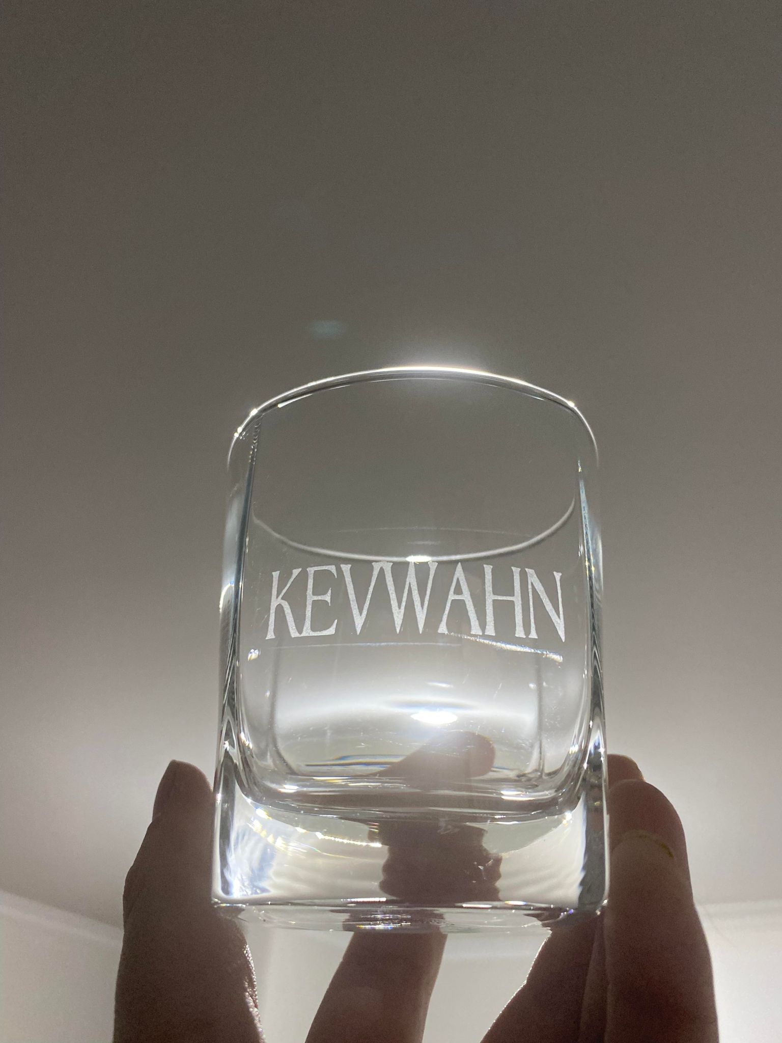 Personalised Whiskey Glass