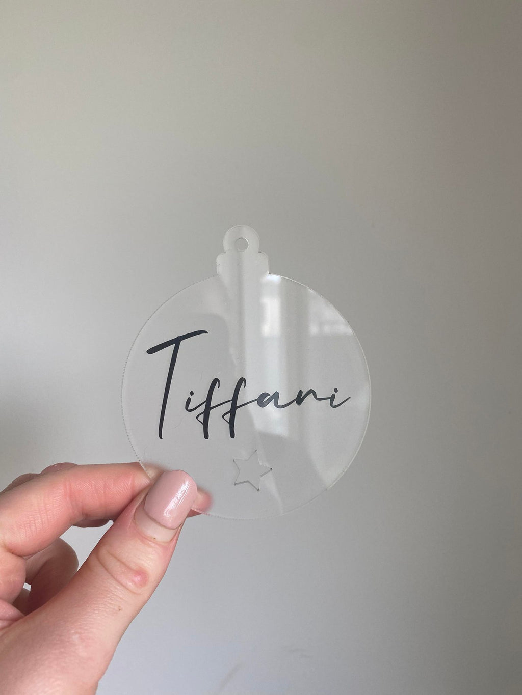 Personalised Acrylic Ornament