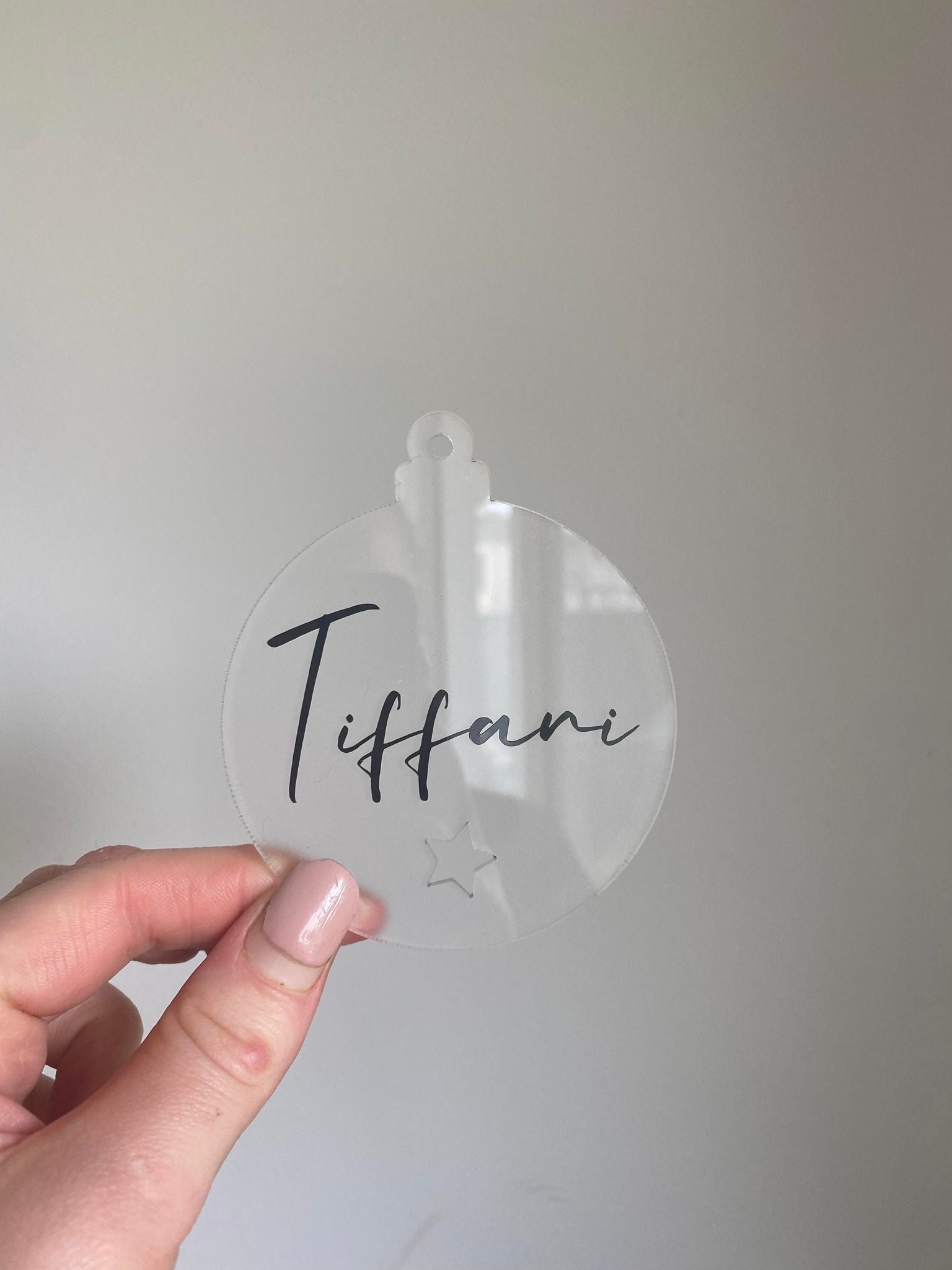 Personalised Acrylic Ornament