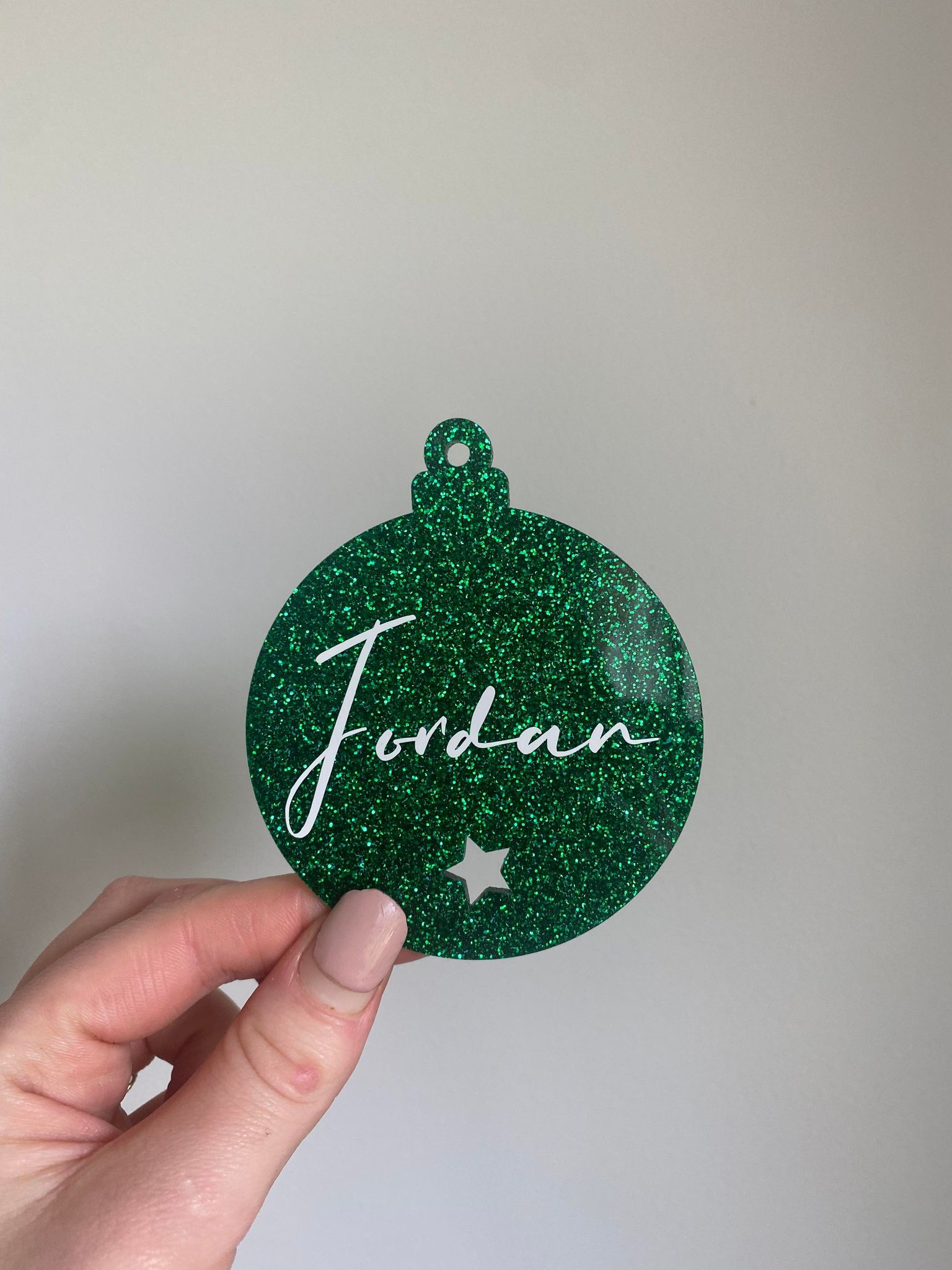 Personalised Acrylic Ornament