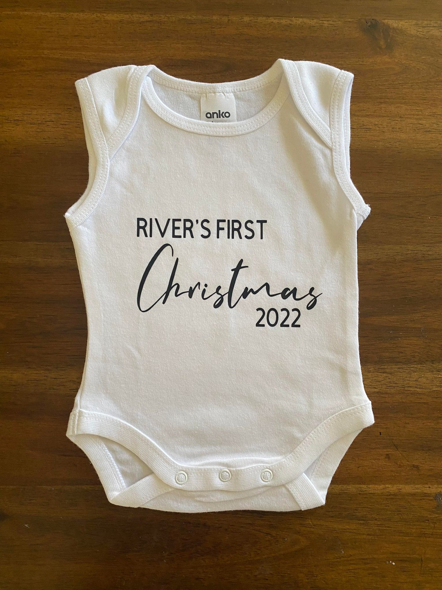My First Christmas Romper