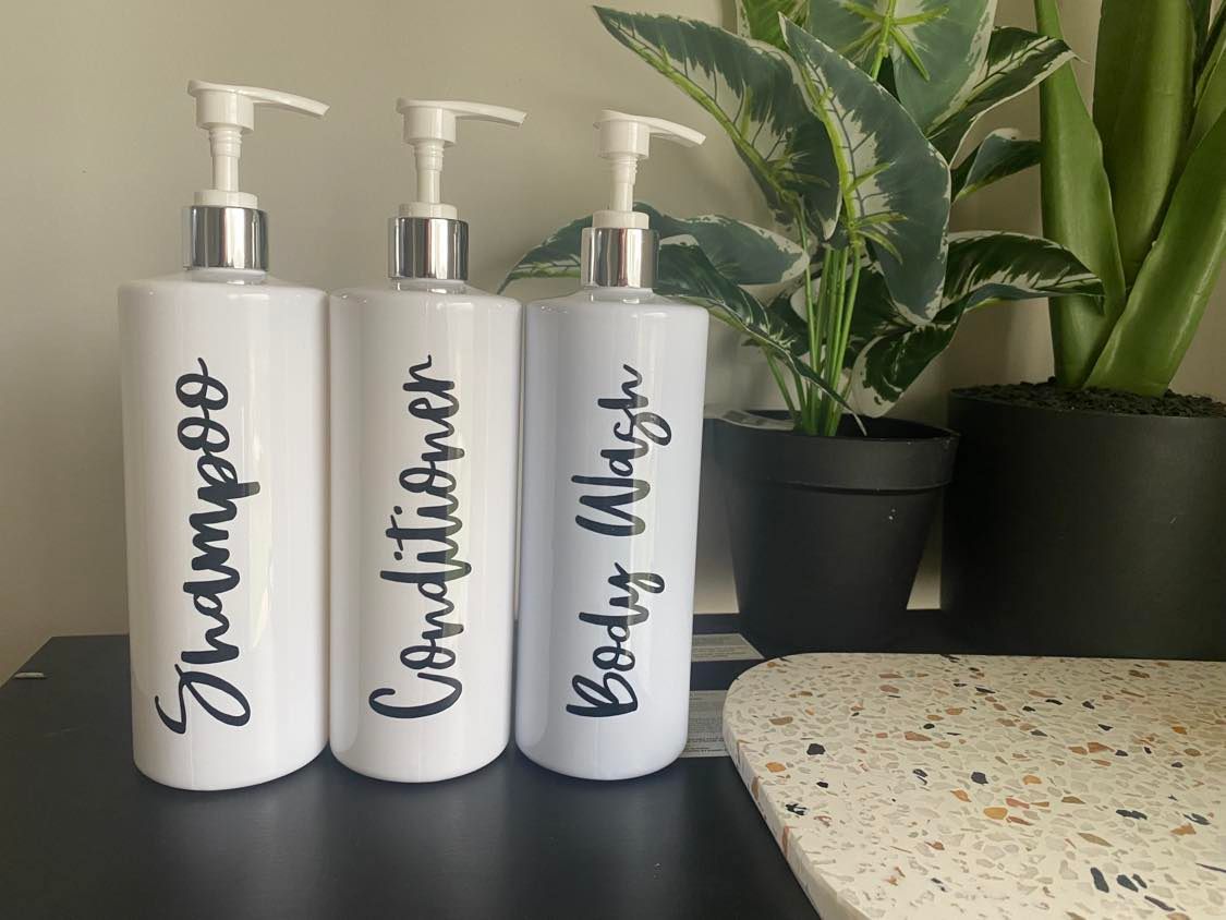 Custom Bathroom Bottles
