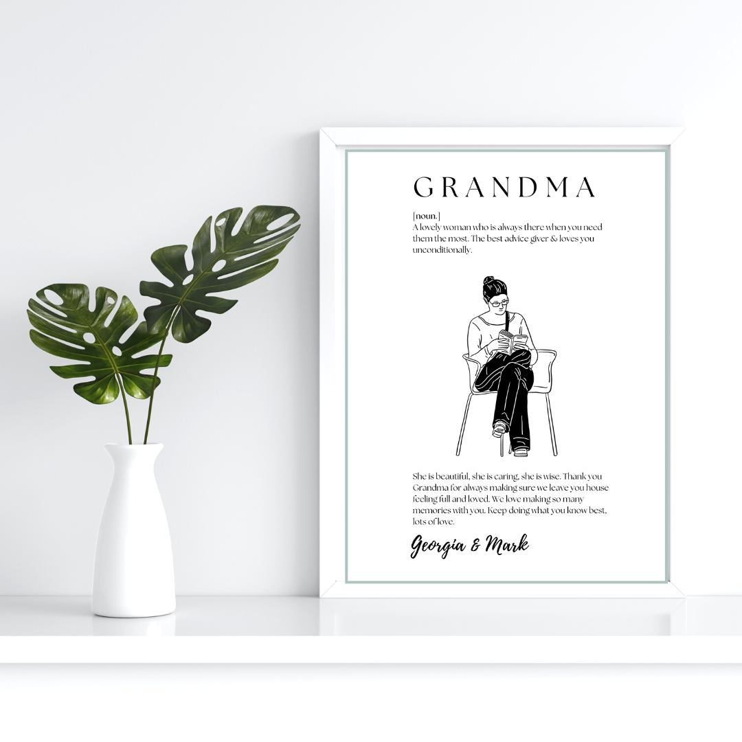 Grandma Definition Print