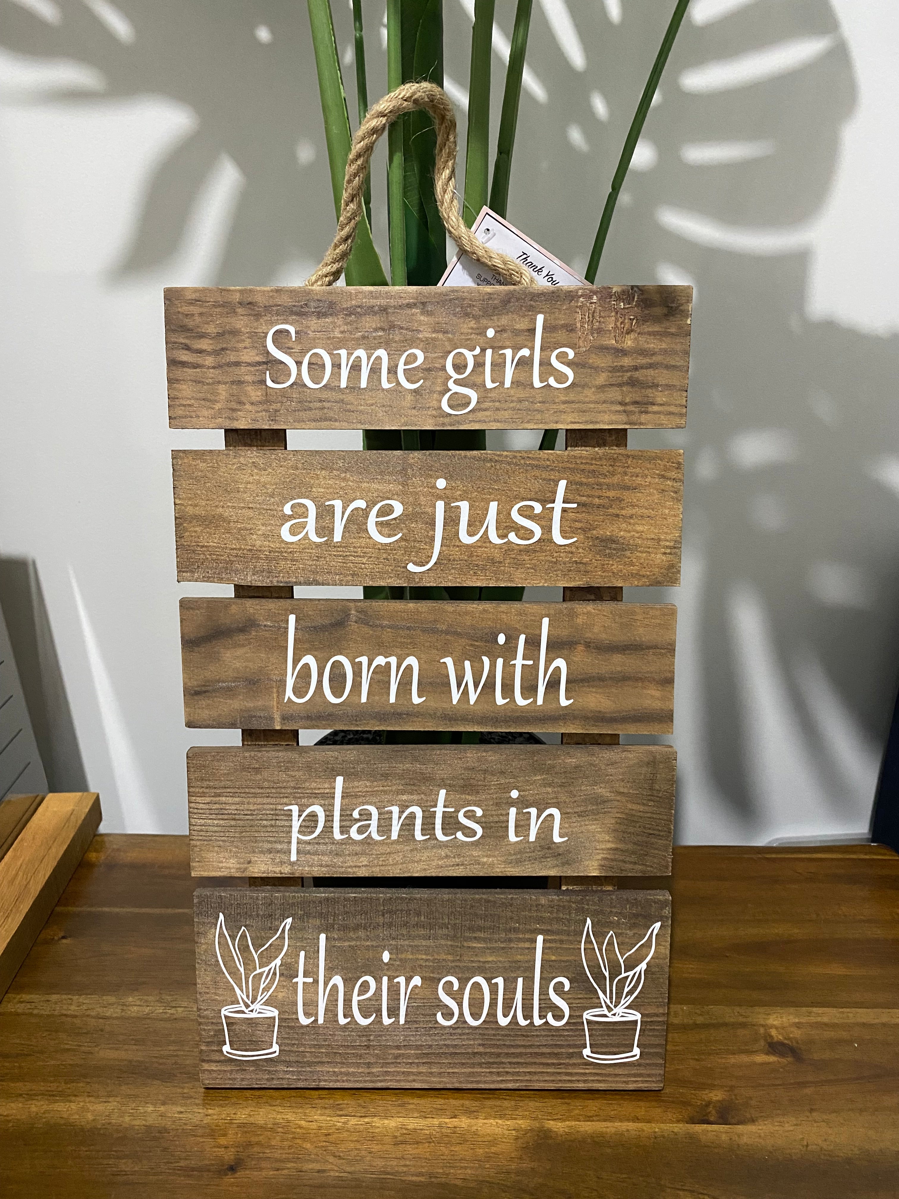 Hanging Wooden Board
