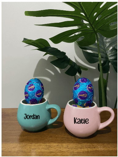 Personalised Mini Snug Mug- Easter Edition