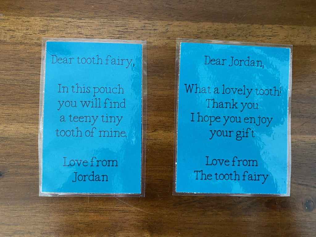 Personalised Tooth Bag