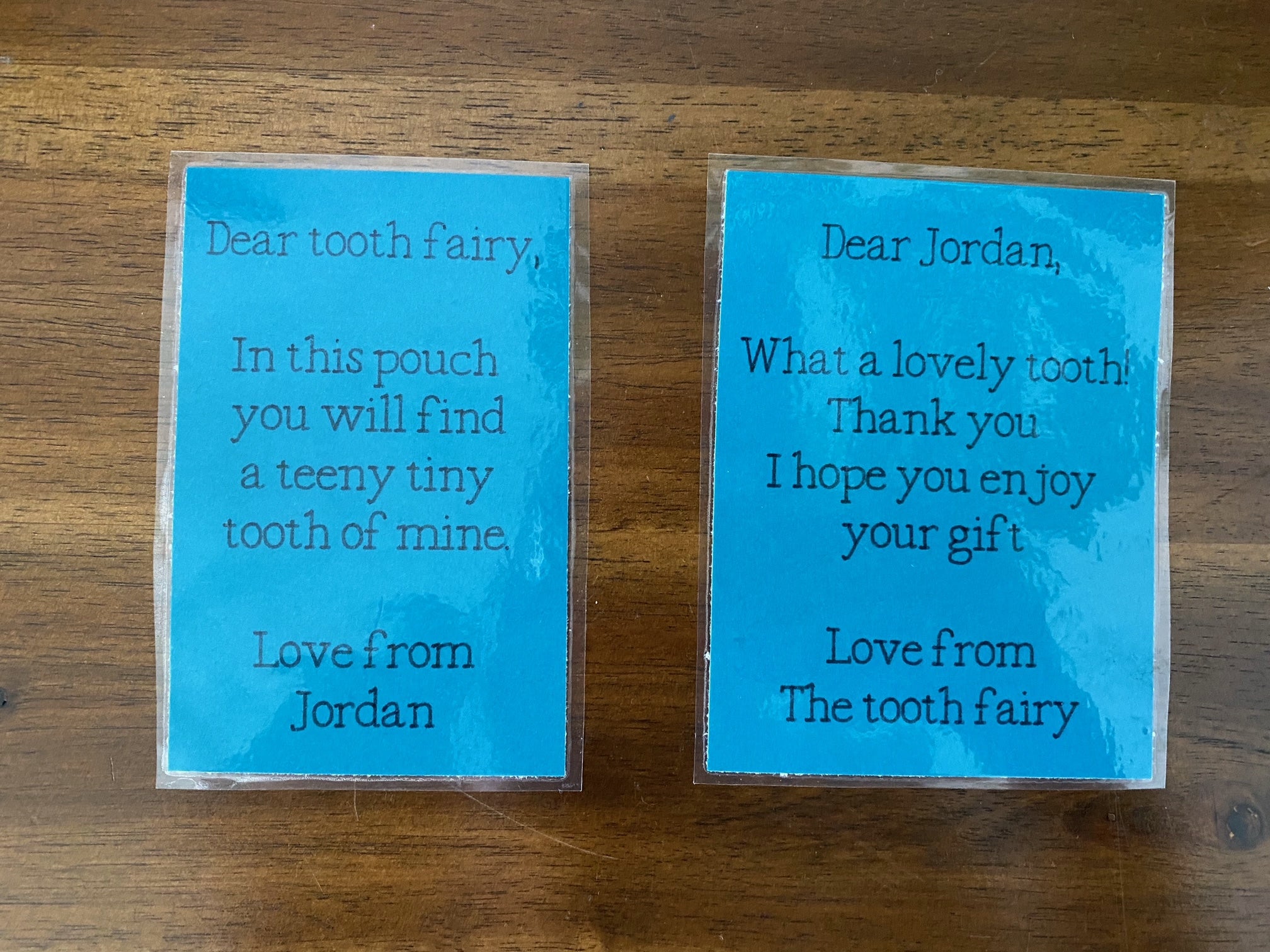 Personalised Tooth Bag