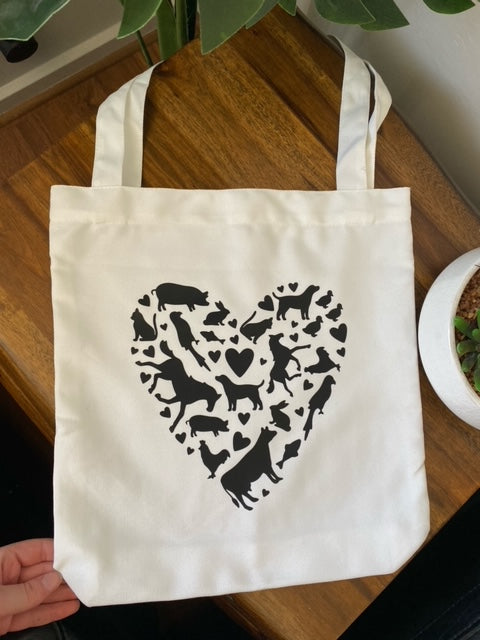 I Love Animals - Tote Bag