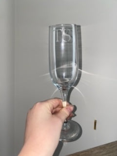Personalised Champagne Glass