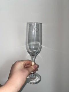 Personalised Champagne Glass
