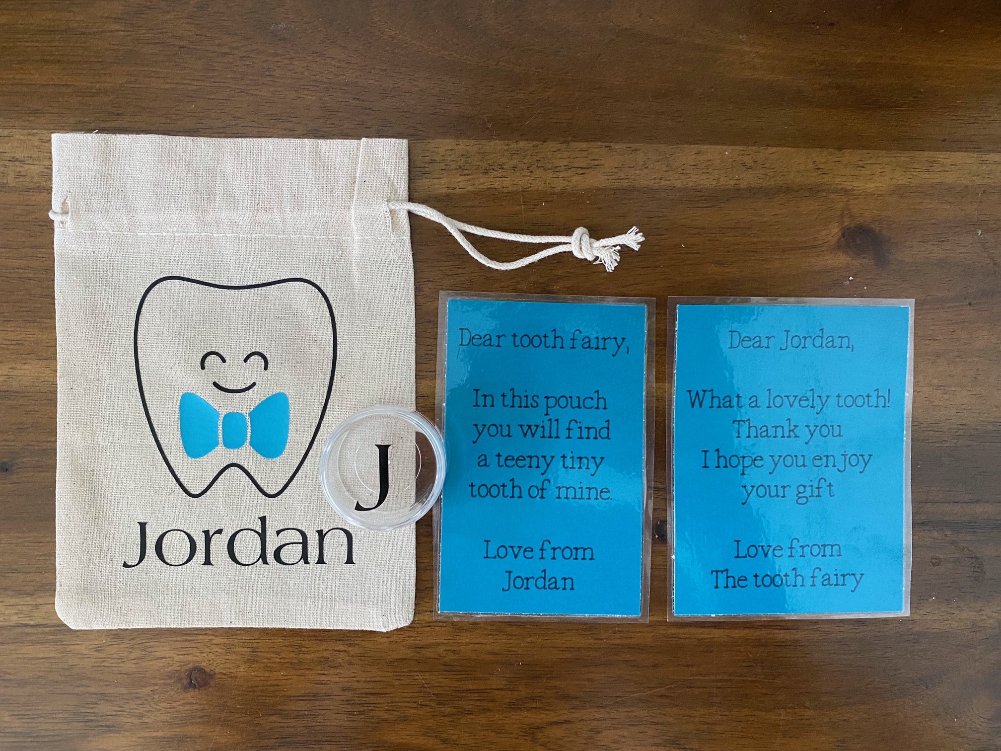 Personalised Tooth Bag
