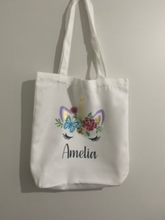 Unicorn Library Tote Bag