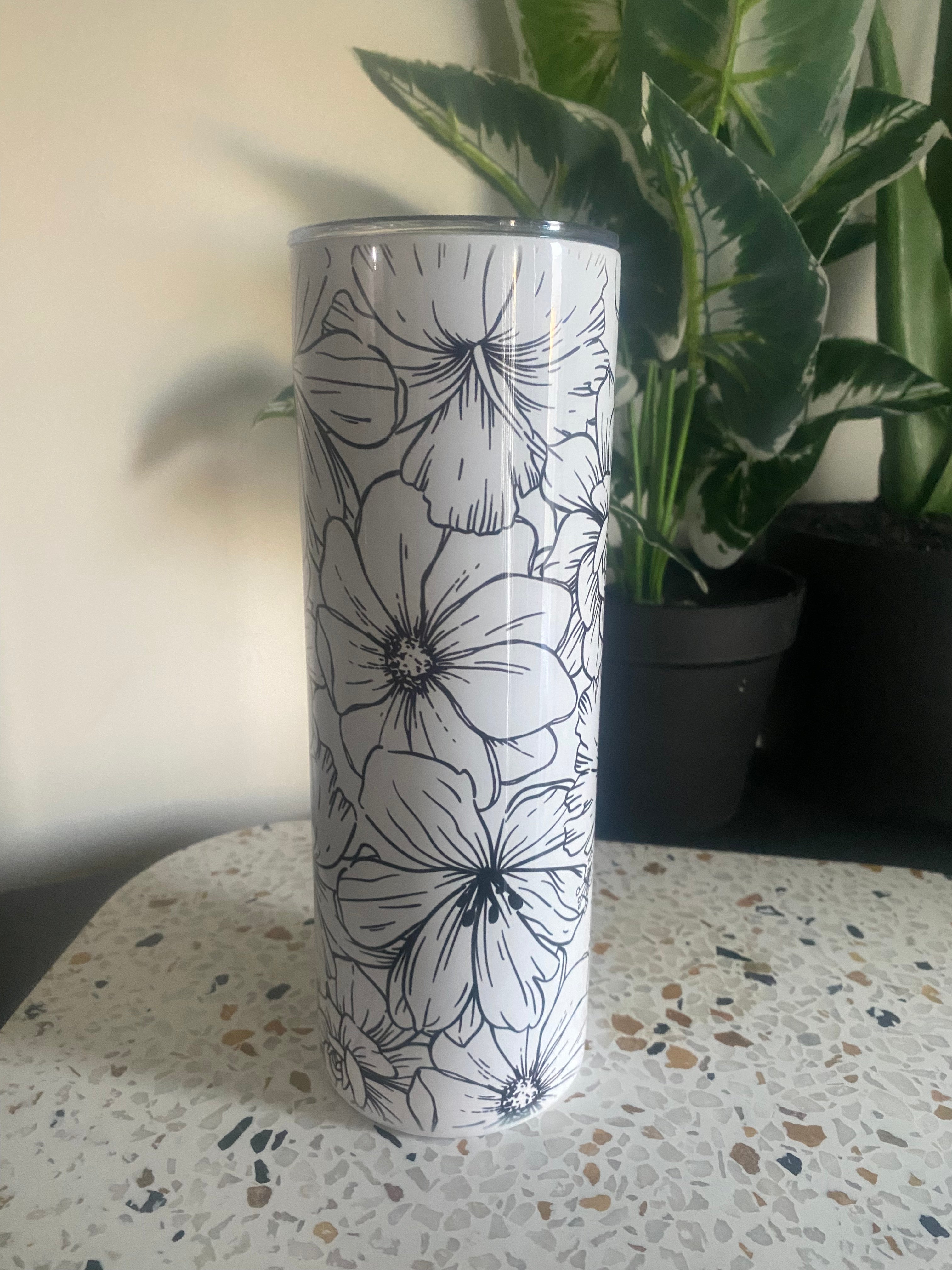 Floral Tumbler
