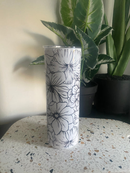 Floral Tumbler